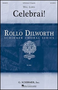 cover Celebrai SATB choral sheet music cover